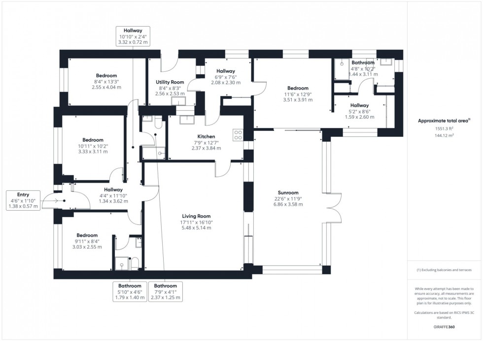 Floorplan for Home Close, Weston Turville, Aylesbury