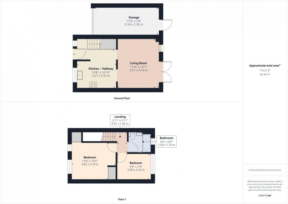 Floorplan for Thackery End, Hayden Hill, Aylesbury