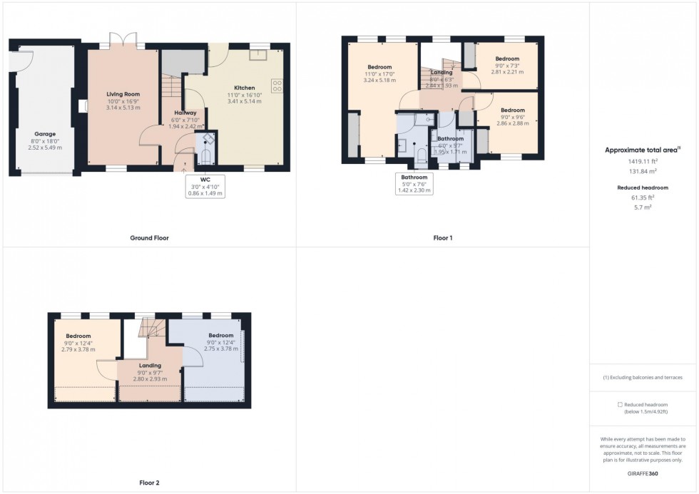 Floorplan for Prestwold Way, Fairford Leys, Aylesbury