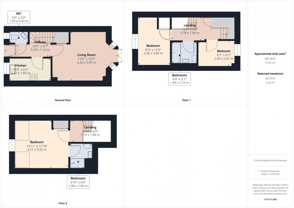 Floorplan for Foskett Way, Aylesbury