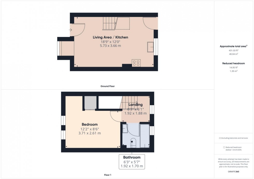 Floorplan for Cleveland Place, Aylesbury