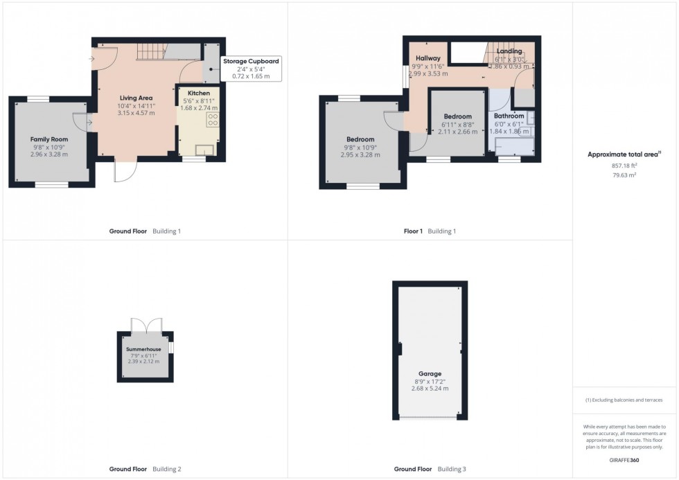 Floorplan for Lark Vale, Watermead, Aylesbury