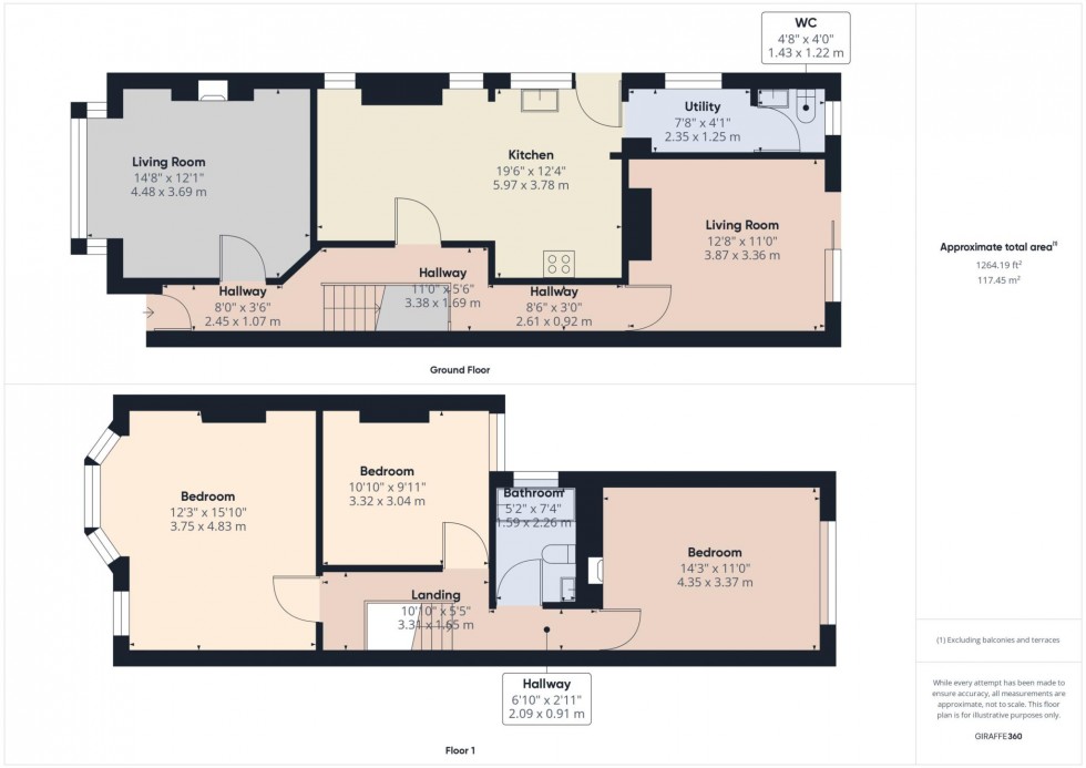 Floorplan for Tindal Road, Manor Park, Aylesbury