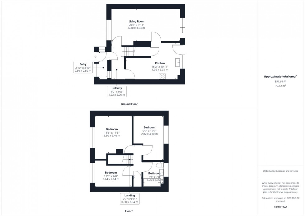 Floorplan for Wingate Walk, Aylesbury, Buckinghamshire