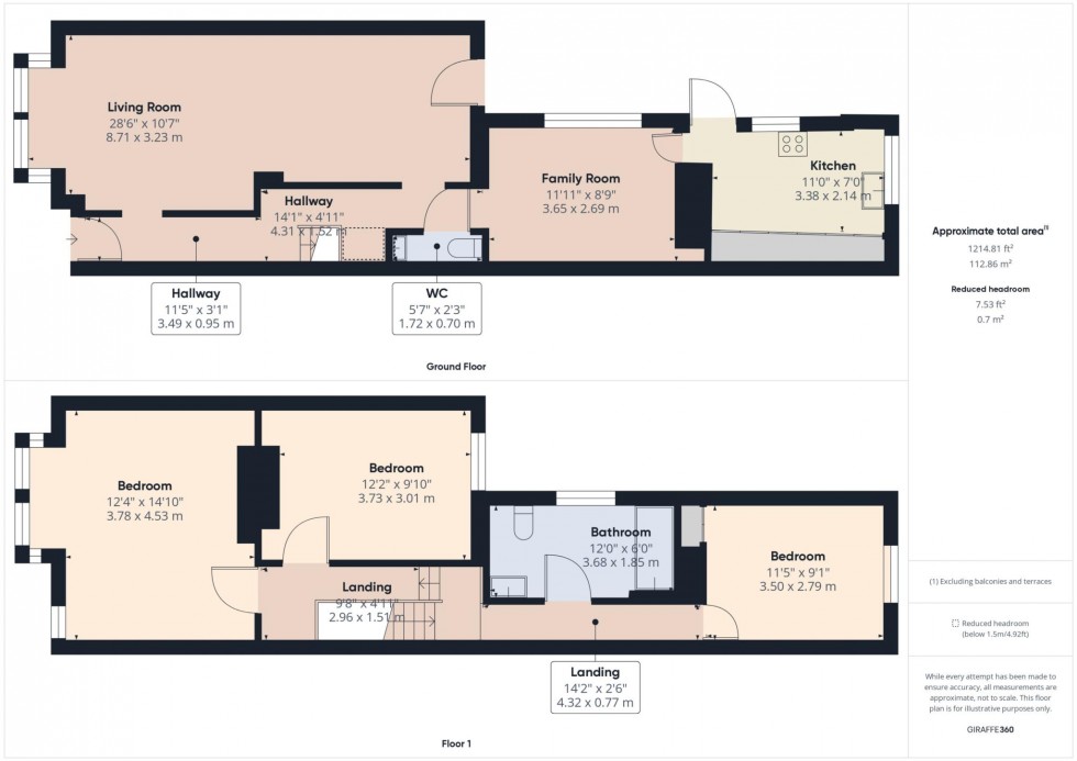 Floorplan for Wendover Road, Aylesbury, Buckinghamshire