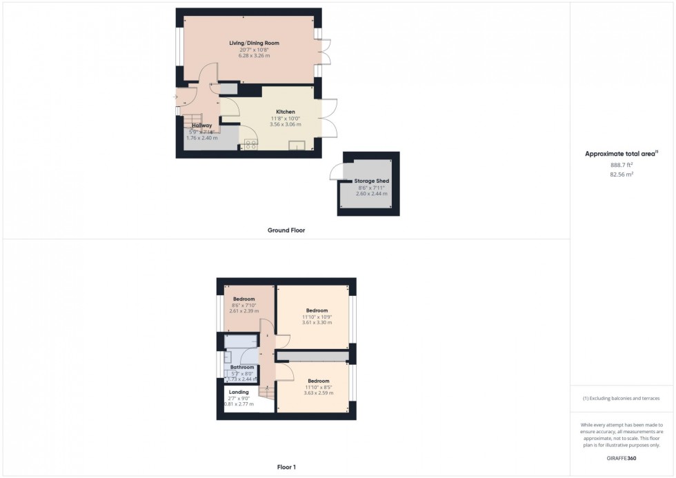 Floorplan for Kinson Green, Elmhurst, Aylesbury