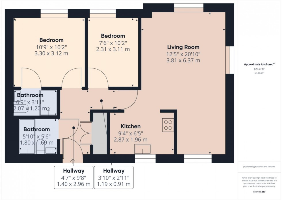 Floorplan for Wilson Path, Aylesbury, Buckinghamshire