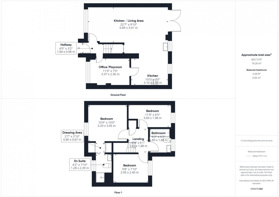 Floorplan for Stonechat, Watermead, Aylesbury