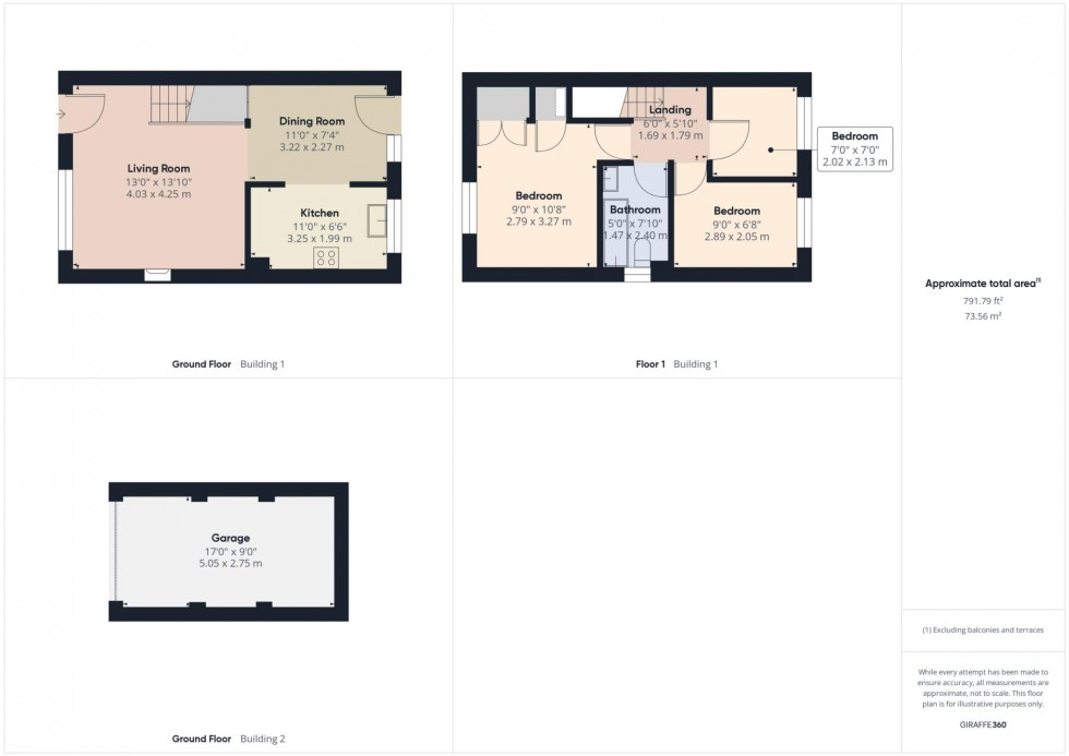 Floorplan for Meadow Close, Coppice