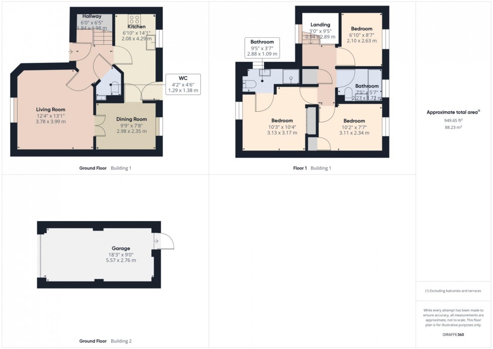 Floorplan for Chelsea Road, Fairford Leys, Aylesbury