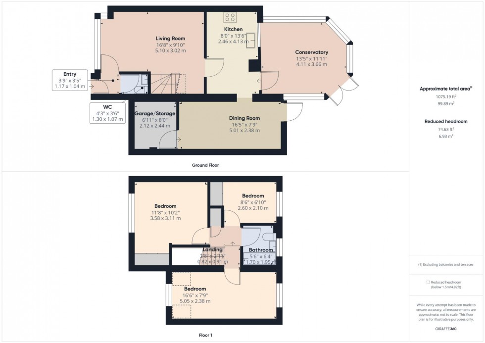 Floorplan for Puffin Way, Watermead, Aylesbury