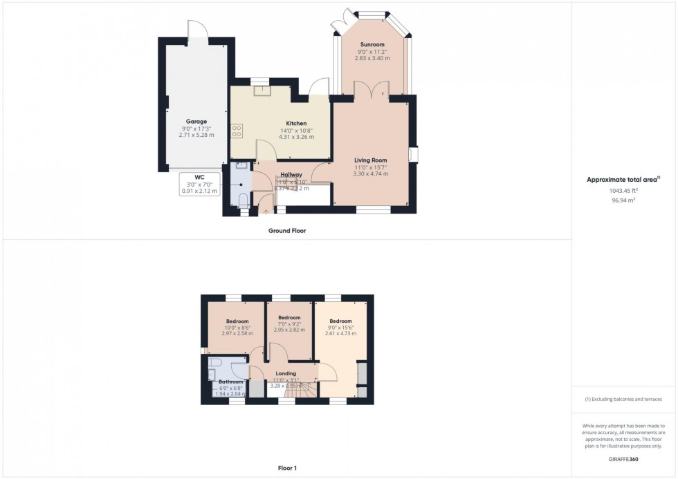 Floorplan for The Comfrey, Watermead, Aylesbury