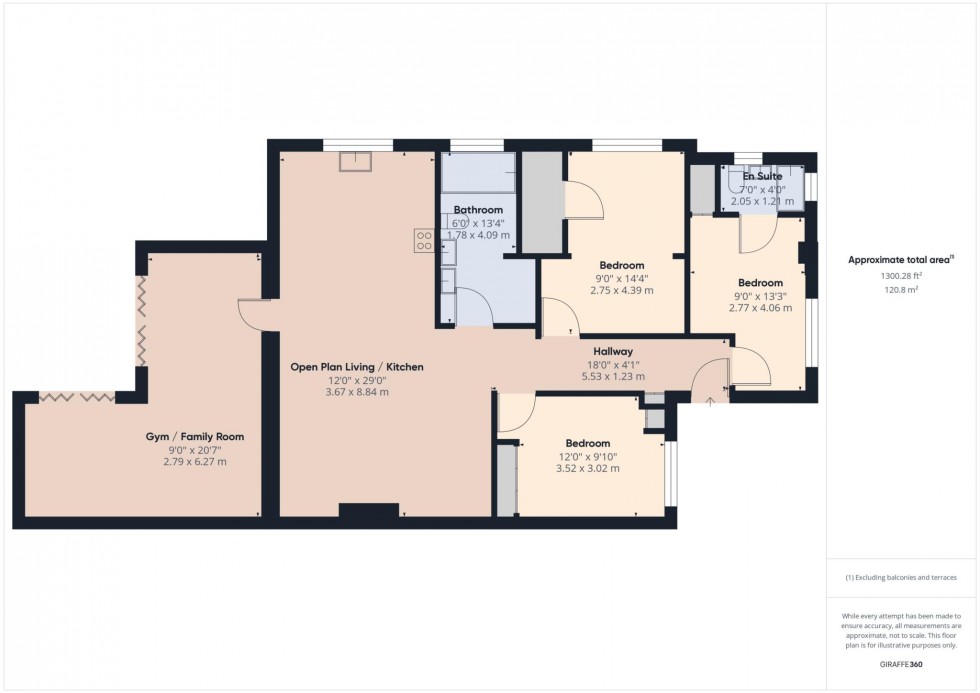 Floorplan for Mandeville Road, Aylesbury, Buckinghamshire