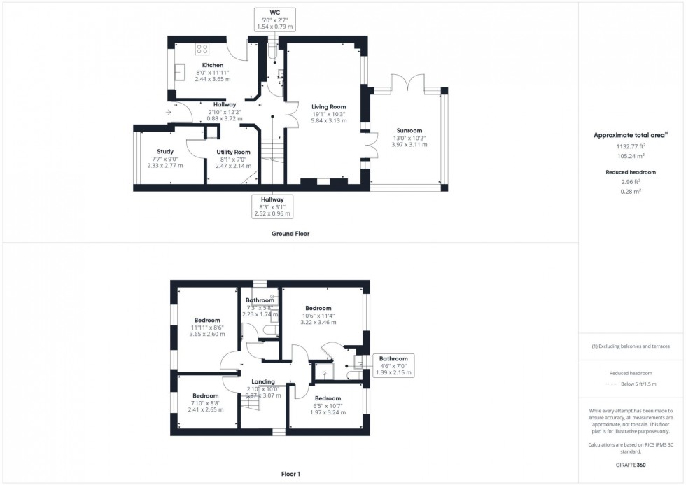 Floorplan for The Falcon, Watermead, Aylesbury