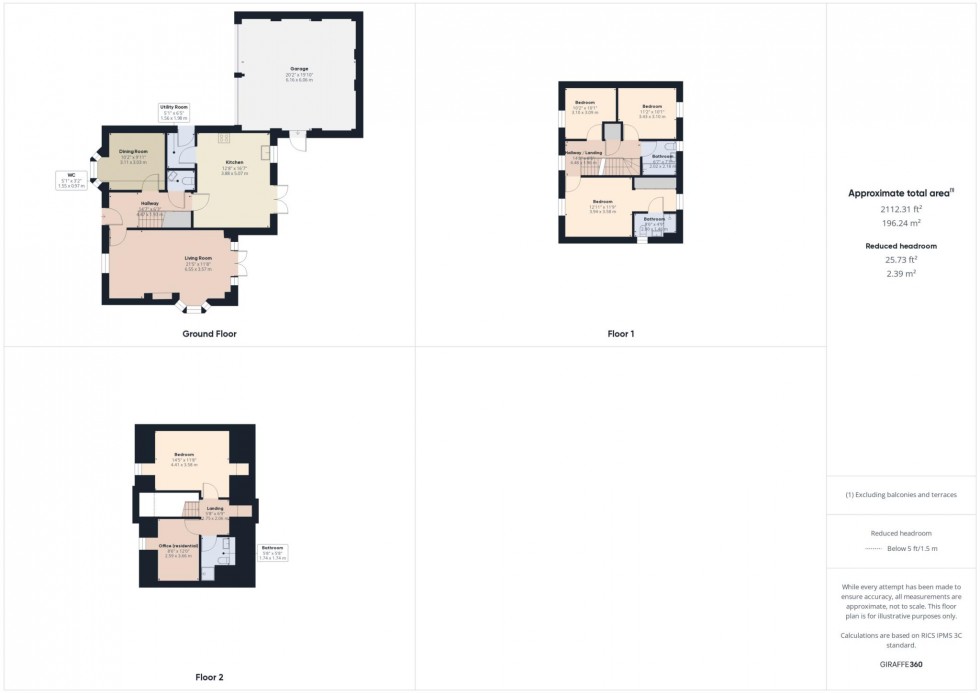 Floorplan for Marsworth Drive, Kingsbrook, Aylesbury