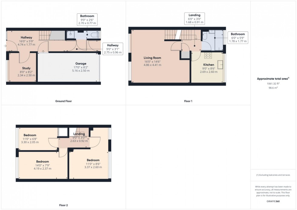 Floorplan for Long Meadow, Bedgrove, Aylesbury