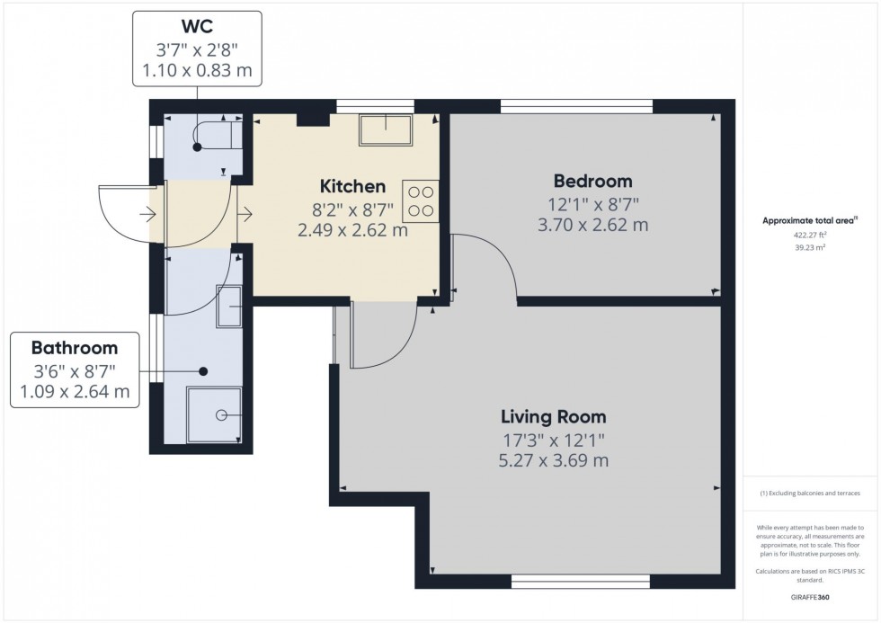 Floorplan for Taylor Road, Southcourt, Aylesbury