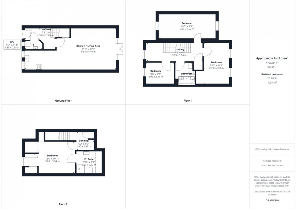 Floorplan for Edge Street, Aylesbury, Buckinghamshire