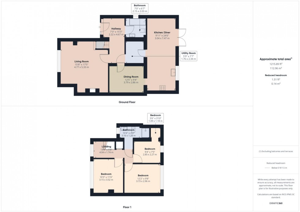 Floorplan for Ingram Avenue, Bedgrove, Aylesbury