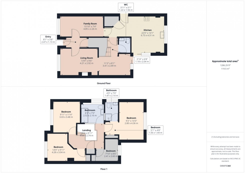 Floorplan for Grass Hays, Bedgrove, Buckinghamshire