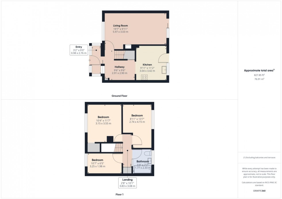 Floorplan for Belgrave Road, Aylesbury, Buckinghamshire