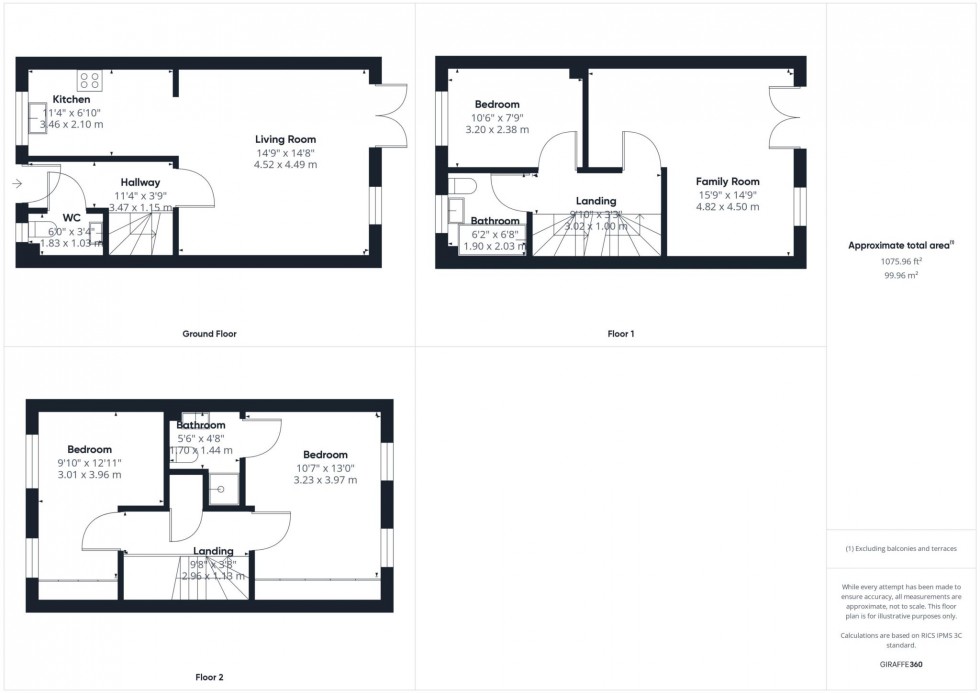 Floorplan for Edge Street, Aylesbury, Buckinghamshire