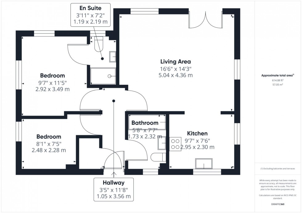 Floorplan for Quercetum Close, Aylesbury, Buckinghamshire