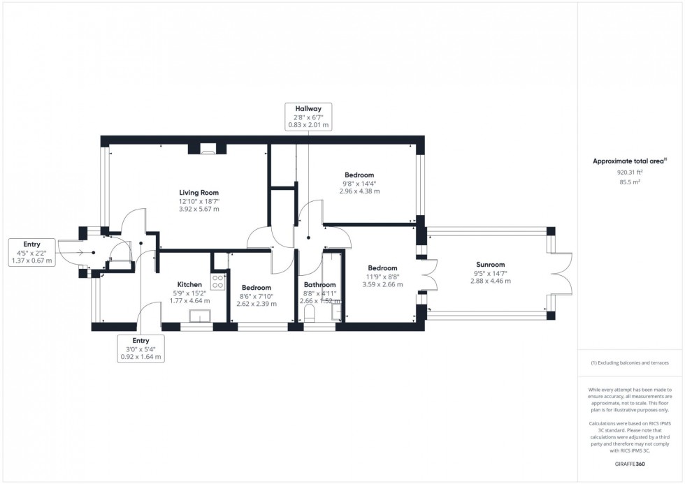 Floorplan for Broughton Ave, Broughton, Aylesbury