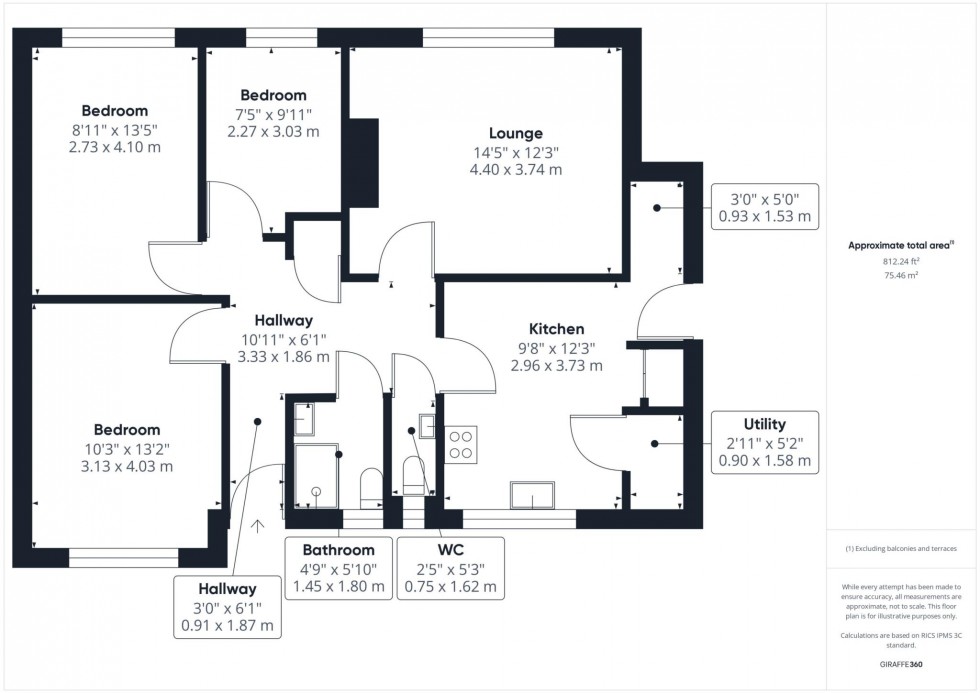 Floorplan for Whaddon Chase, Aylesbury, Buckinghamshire