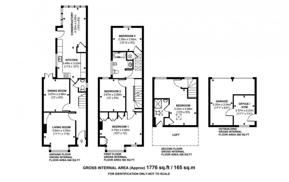 Floorplan for Bierton Road, Aylesbury, Buckinghamshire