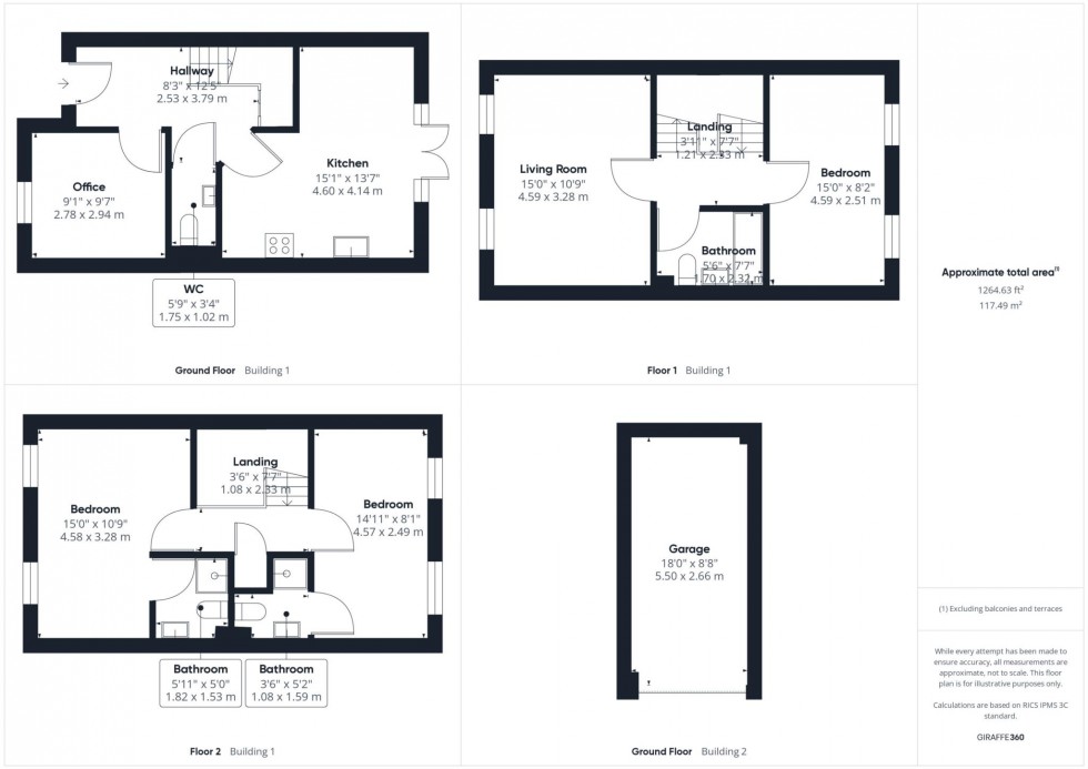 Floorplan for Prince Rupert Drive, Buckingham Park, Aylesbury