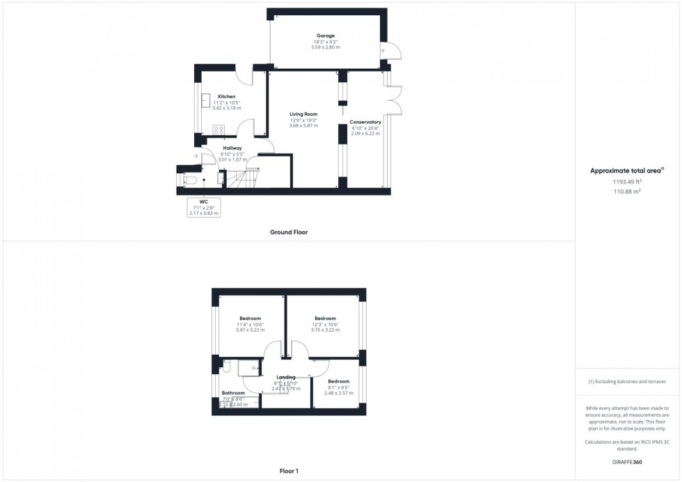 Floorplan for Hoods Farm Close, Bierton, Aylesbury