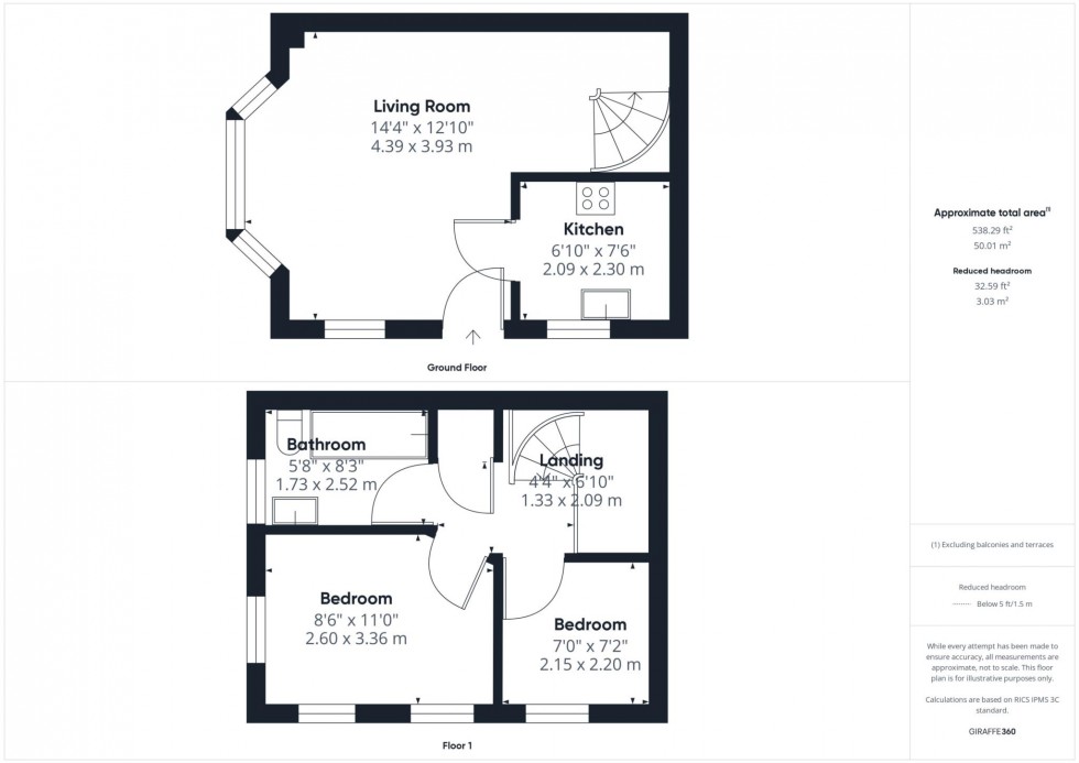 Floorplan for Lark Vale, Watermead, Aylesbury