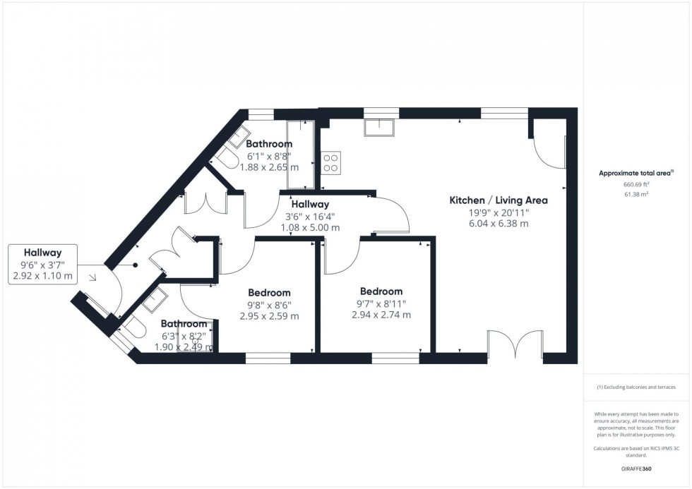 Floorplan for Alma Street, Berryfields, Aylesbury