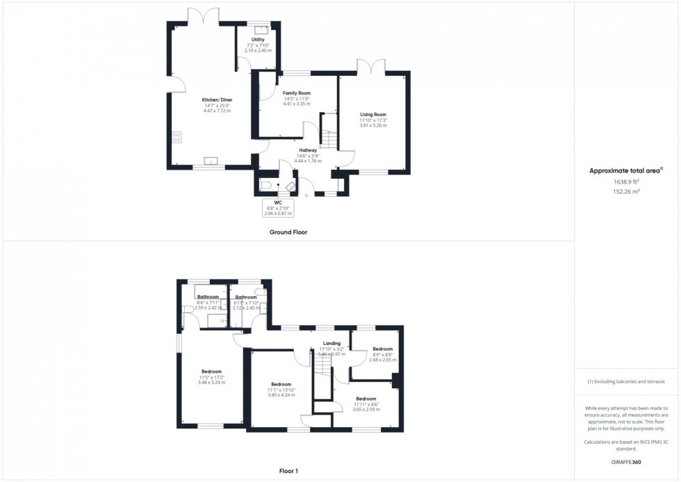 Floorplan for Anstey Close, Waddesdon, Aylesbury