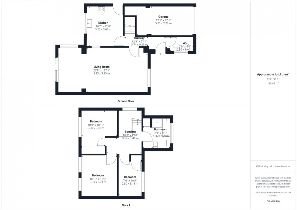 Floorplan for Turnfurlong Lane, Turnfurlong, Aylesbury