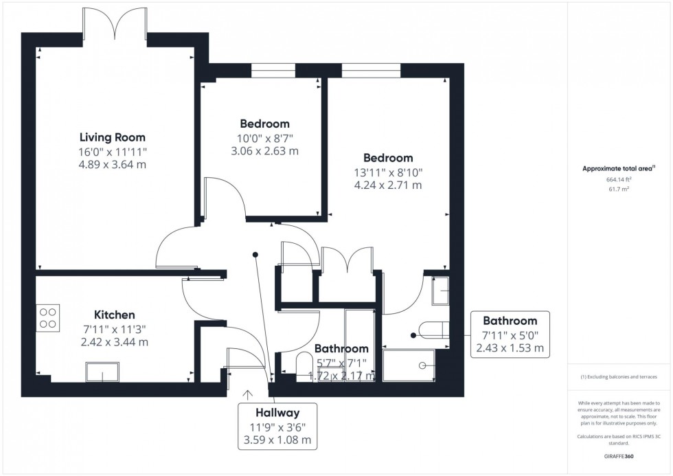 Floorplan for Coxhill Way, Aylesbury, Buckinghamshire