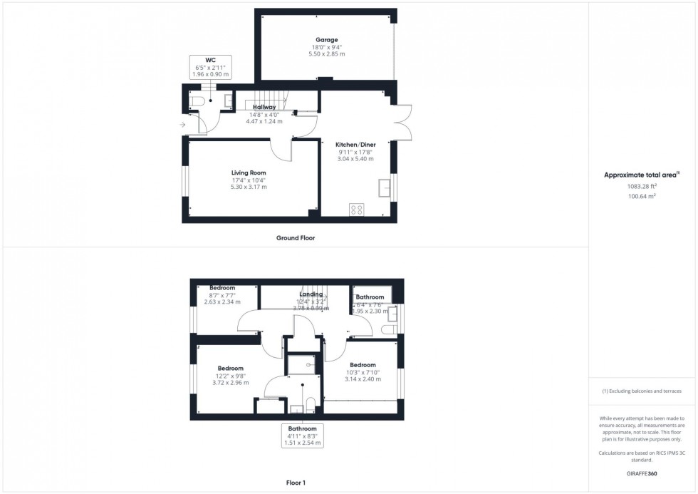 Floorplan for Herman Street, Berryfields, Aylesbury