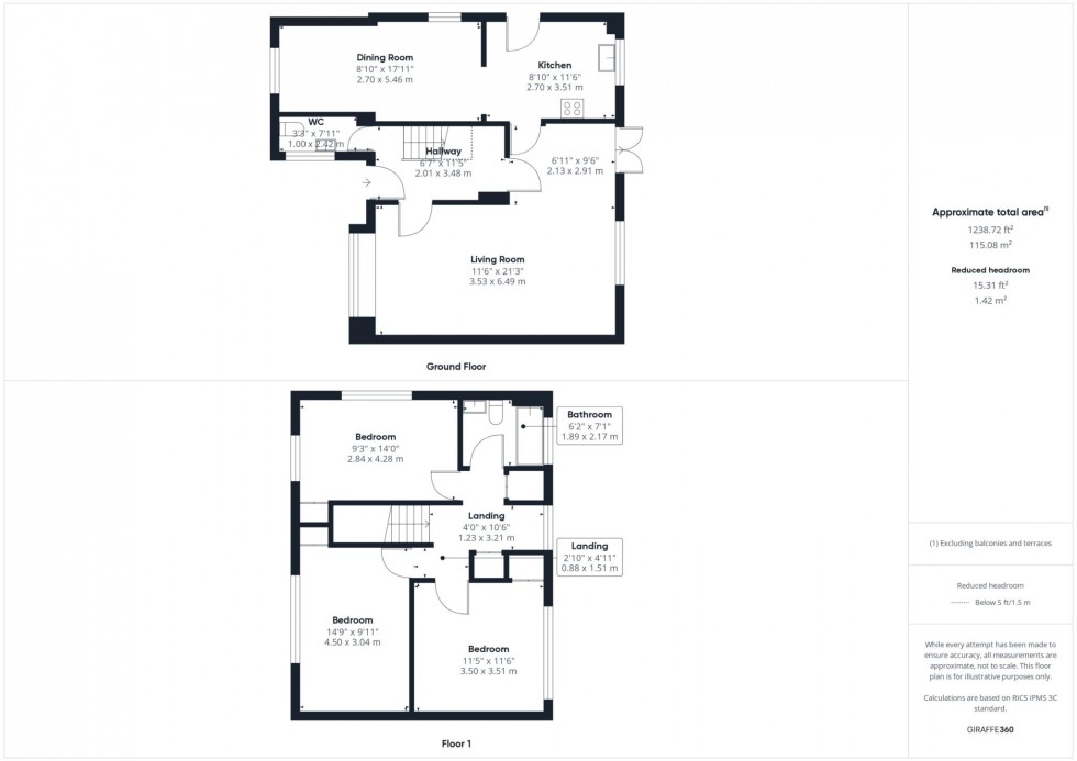 Floorplan for Lynwood Road, Elm Farm, Aylesbury