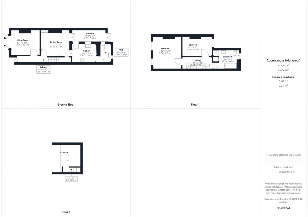 Floorplan for Victoria Street, Aylesbury, Buckinghamshire