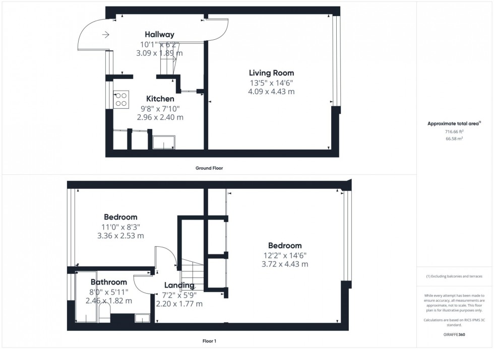 Floorplan for Winchester House, Bishops Walk, Aylesbury