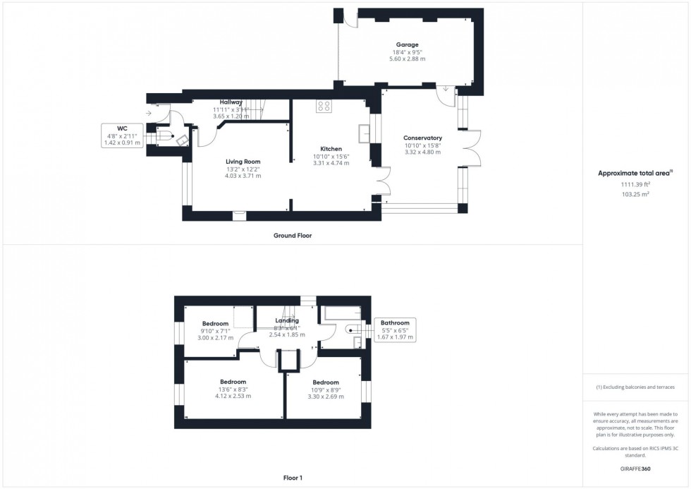 Floorplan for Stubble Hill, Fairford Leys, Aylesbury