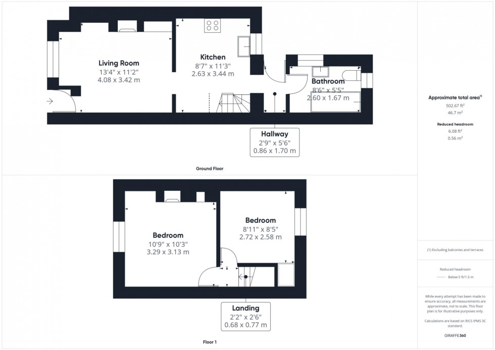 Floorplan for Buckingham Road, Aylesbury, Buckinghamshire