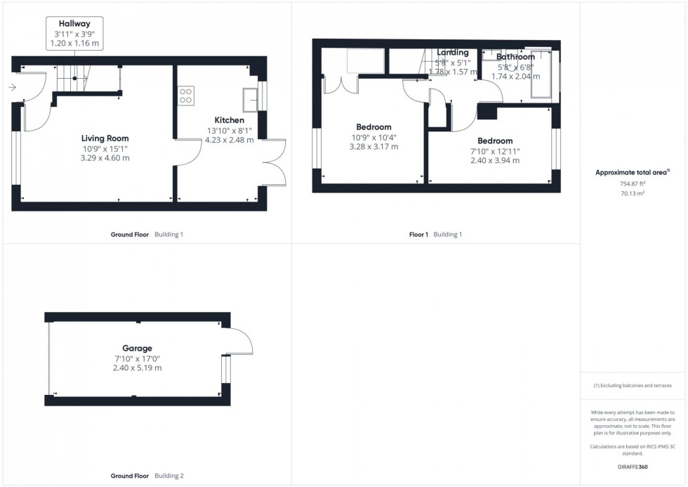 Floorplan for Deverill Road, Aylesbury, Buckinghamshire