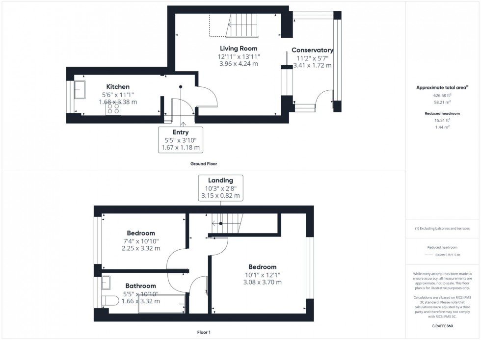 Floorplan for Ascot Road, Aylesbury, Buckinghamshire