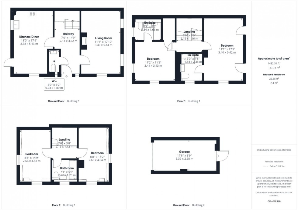 Floorplan for Pipit Gardens, Watermead, Aylesbury