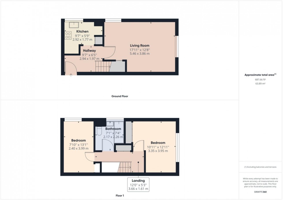 Floorplan for Winchester House, Bishops Walk, Aylesbury